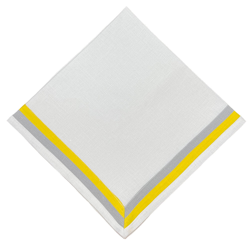 Deco Border Napkins, Set/2