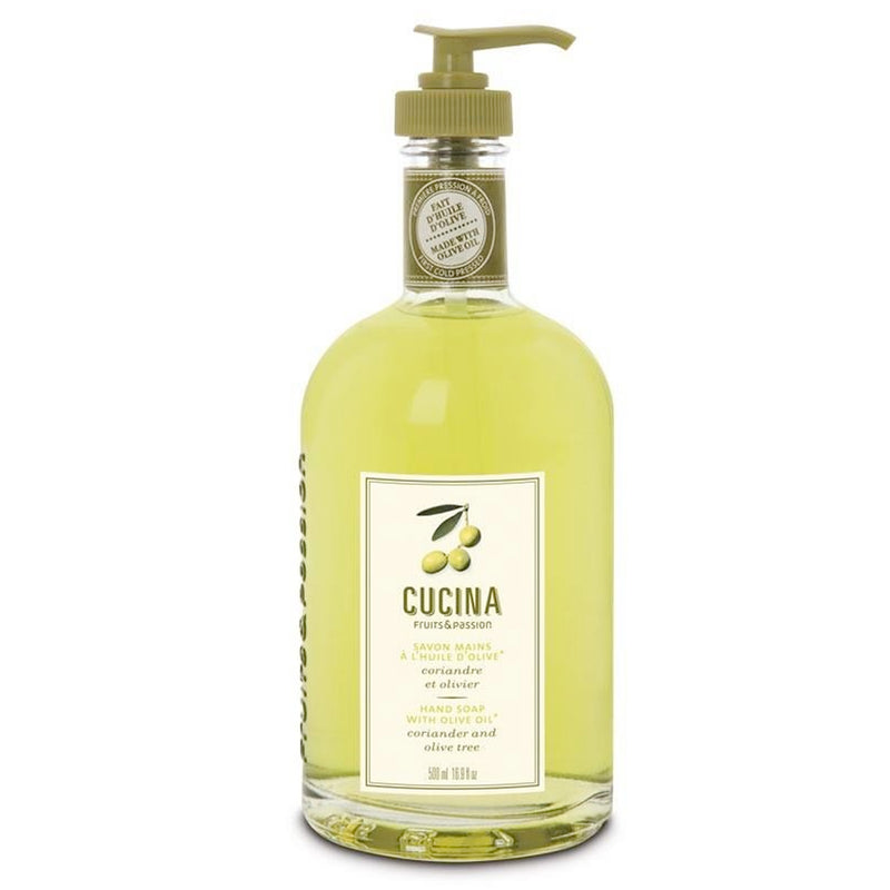 Hand Soap with Olive Oil Coriander and Olive Tree