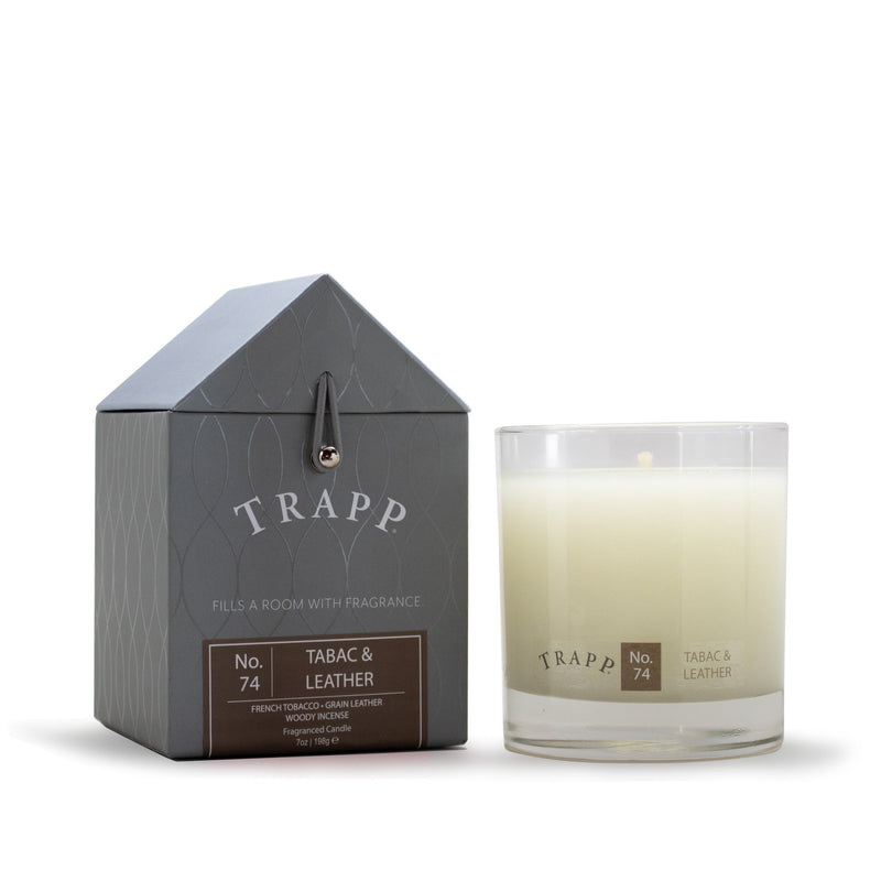 No. 74 Tabac & Leather Candle