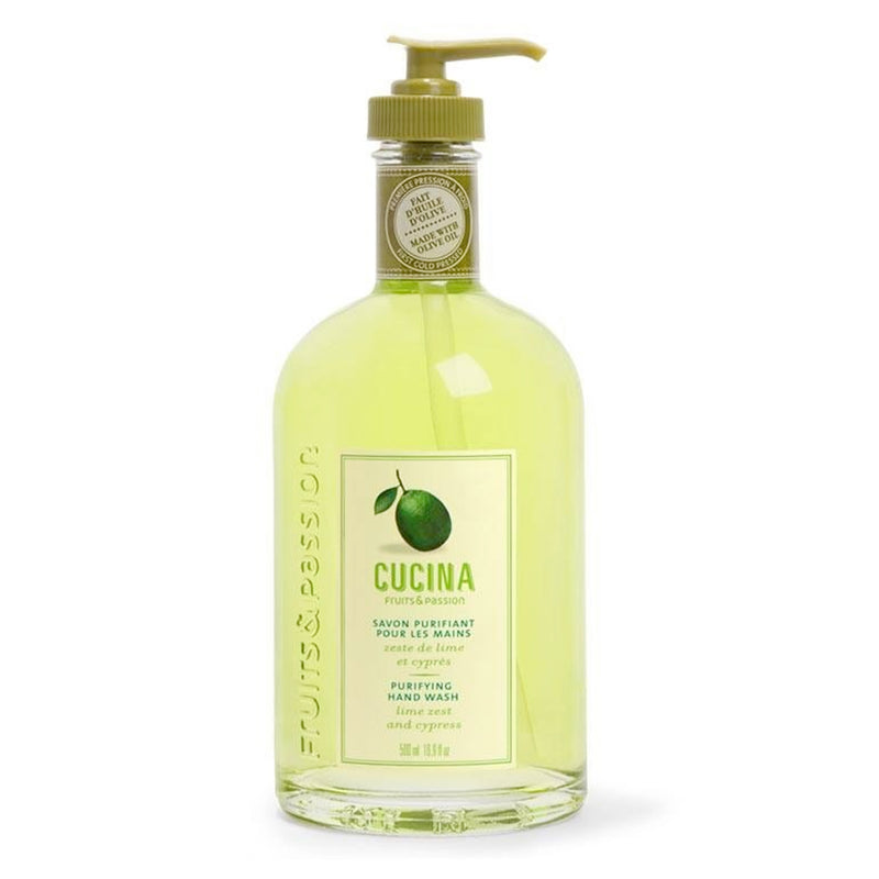 Hand Soap with Olive Oil, Lime Zest and Cypress