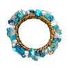 Handwoven Jeweled Napkin Ring Set/2