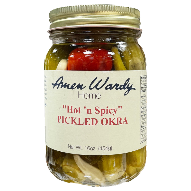 Hot & Spicy Pickled Okra