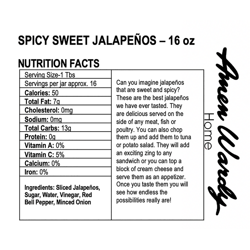 Spicy Sweet Jalapeño Slices