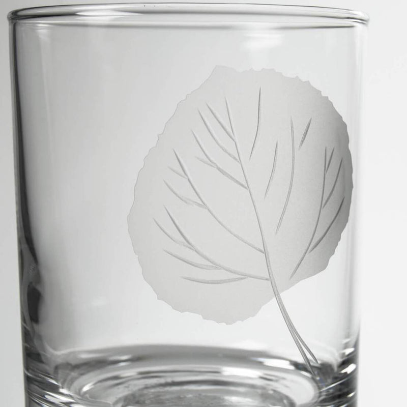 Aspen Leaf DOF Glasses, Set/4